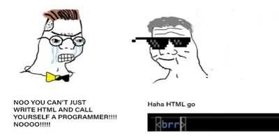 Where my HTML programmers at?