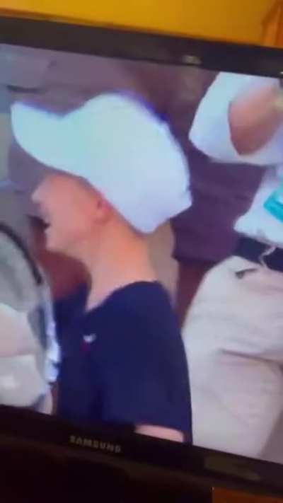 Happiness level - 10/10. Hope the little man treasures this moment
