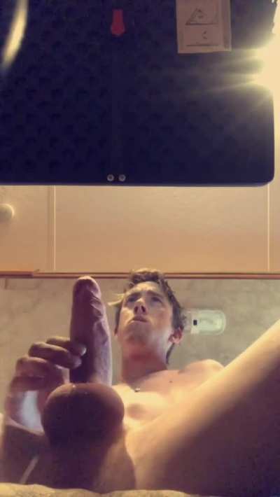wana watch my huge thick cock leak? ;)