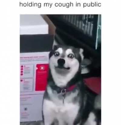 holding my cough