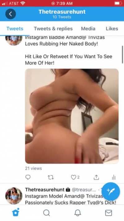 Instagram Baddie Amand@ Trivizas Loves Rubbing Her Naked Body For You! Twitt<wbr>er:@t<wbr>reasu<wbr>rehun<wbr>tsh