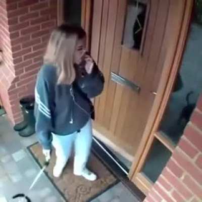 Didn’t even lock the door