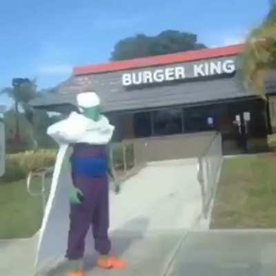 Piccolo while gohan was alone in the wild during the Saiyan Saga