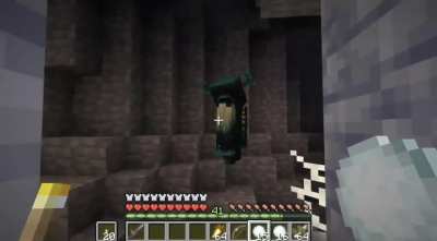 Minecraft introduced a new mob with the Caves and Cliffs Update, The Warden. More info in comments