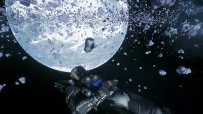 Did a bed logout. Woke up in orbit around Yela...