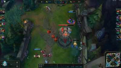 Diving botlane 3 Times in less than 1 minute