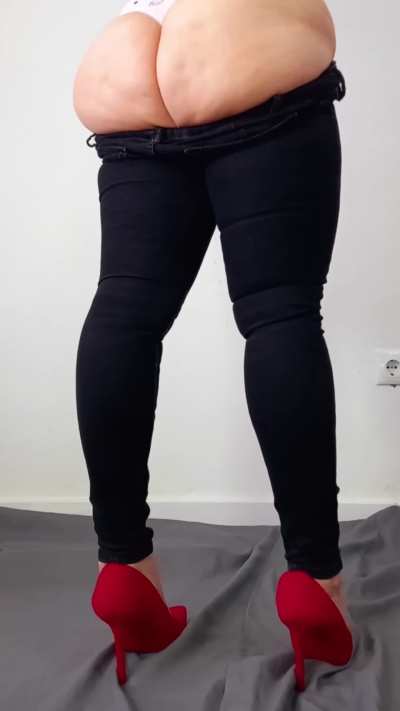 You weren't just supposed to take pictures of the heels?