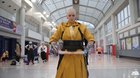 These Ancient One and Doctor Strange cosplayers are so good! She even learned some of the finger tutting from the film