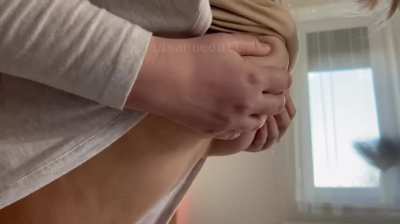Mid boobs but I’d ride you on our first date 🥰 [drop] [OC]