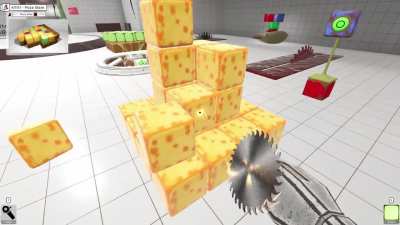 Sawing, sorting and reasembling cubes in this immersive Worksimulator - Early Gameplay
