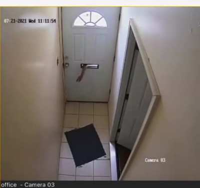 To break in