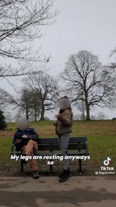 to get a Chad to move from a bench