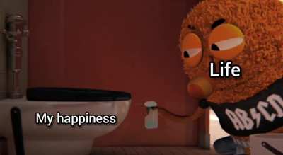 Hahaha happiness goes brrr