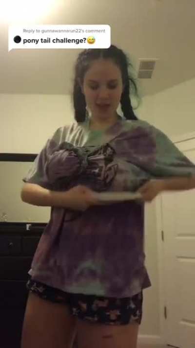 Pony tail challenge