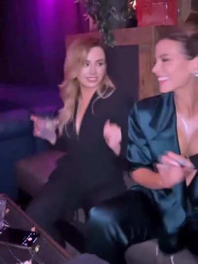 Partying with mom