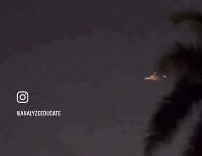 Atlas Air Engine on Fire. Boeing 747 Cargo Plane. (1/18/24)