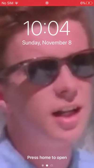 So Rick took over my phone