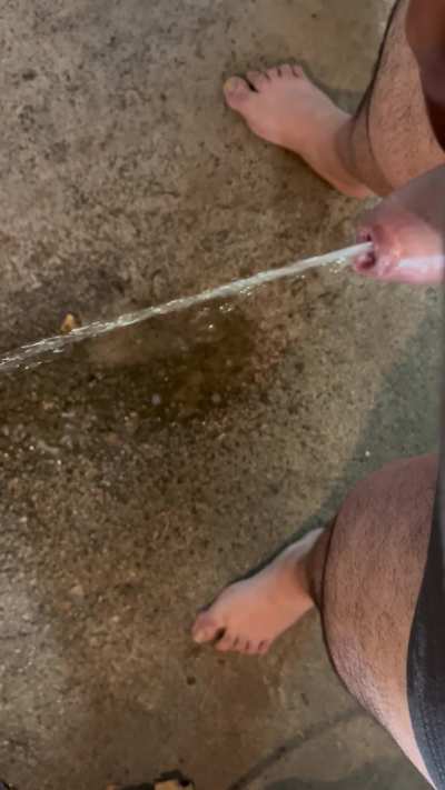 Making a puddle 