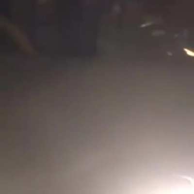 You should stop if you see a dust storm