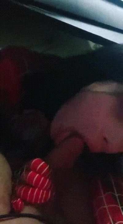 Late night blowjob to my stepbro