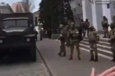The ukrainians are yelling 
