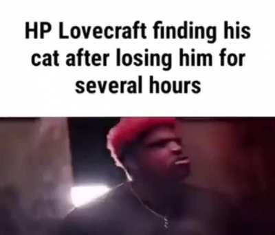 his cat is called [REDACTE]