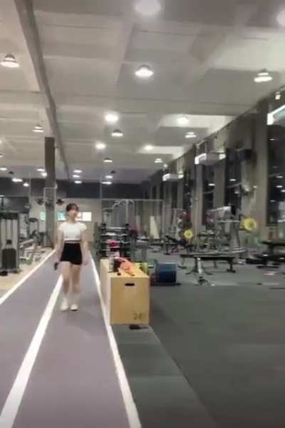 When you see your gym crush