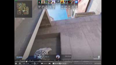 Cool smoke an opponent did to catch me off guard. 