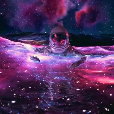 Floating In Space by Redditor u/visualdon