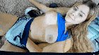 Cute girl pleasuring herself