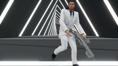 he has guns