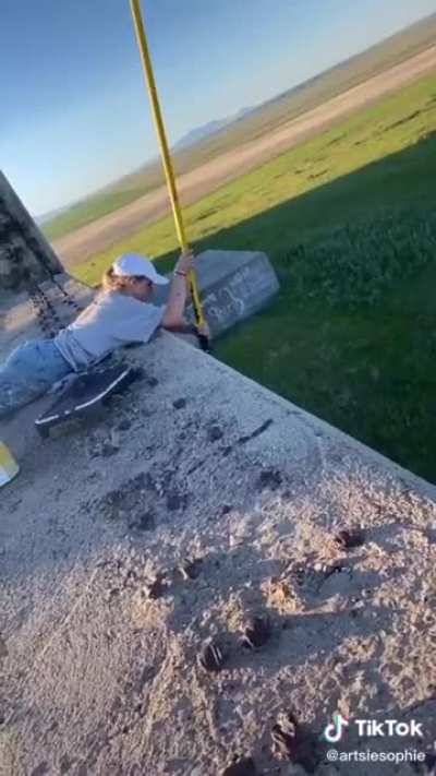 Girl ruins perfectly good historic military base
