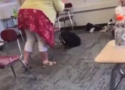 Teacher freaks out on student for not wearing a mask
