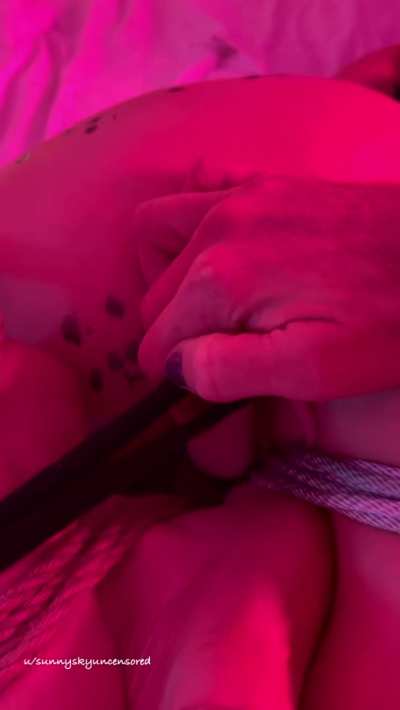 Tied up, blindfolded and teased