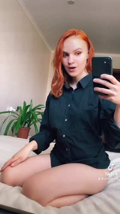 Red hair and shaved pussy.. what could be better?