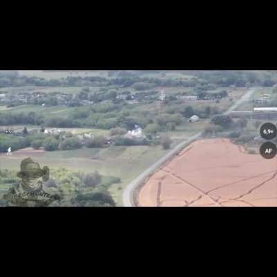 Russian armored column consisting of 8 vehicles enters the village of Snagost in Kursk Oblast and fires at the houses, they claim to have taken some Ukrainian PoWs there [September 2024]