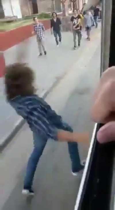 The way he fall