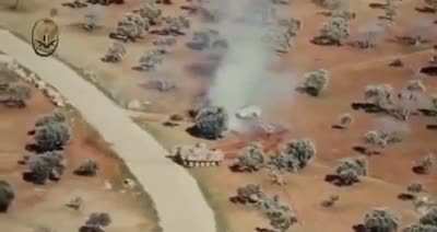 Turkish M113 vs Syrian T-72 (Peak War Thunder irl)