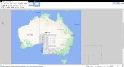 Australia but all the rivers have water in them
