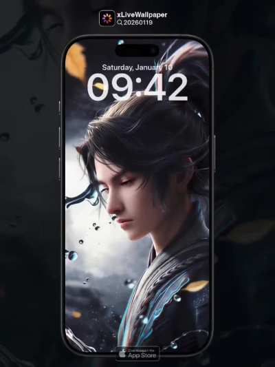 No.20260119🍂 Rain & Autumn Robes: Cool Celestial Vibe Live Wallpaper