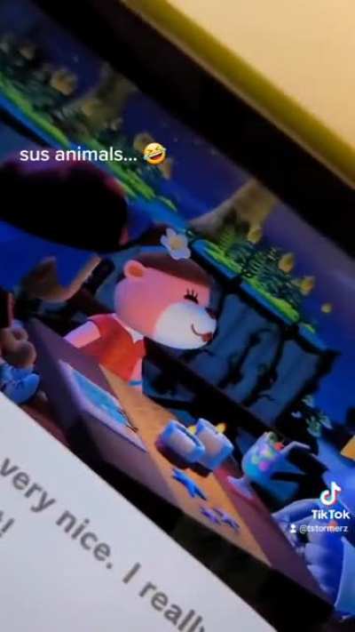 Animal crossing is sus 🤨