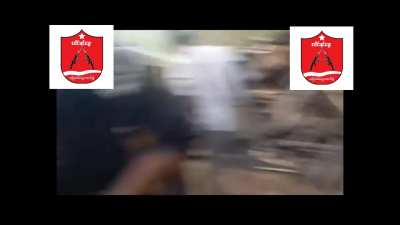 Anti-Junta Rebels Belonging to the DYT Group Ambushes Myanmar Army Soldiers and Pyusawhti Drinking Alcohol at a Police Station in Pakokku Township (September 15) (Music from Source)
