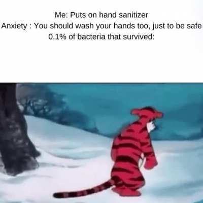 Thanks, anxiety.