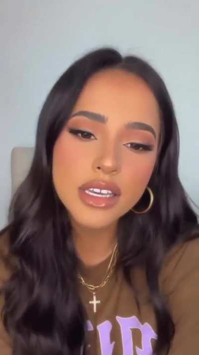 Becky G Looking Cute With Her Big Lips