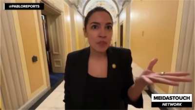 AOC: In some ways, you kind of want this guy on a golf course more than you want him in the Oval Office. But that also calls into question the 25th Amendment, because if the determination is that Trump cannot be trusted in the Situation Room, then he’s no