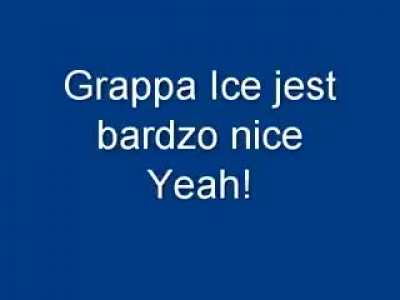 i really like grappa ice