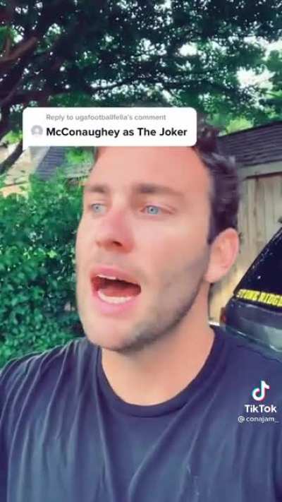 McConaughey as the Joker