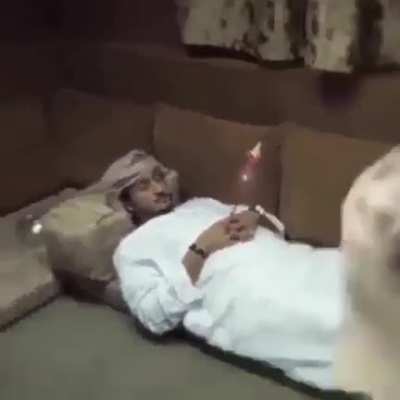 What a way to wake someone up
