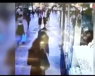 To kick the balloon