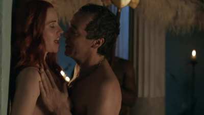 Lucy Lawless in Spartacus